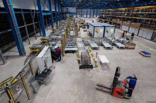 Das neue Logistikzentrum der Meyer Werft / © Meyer Werft